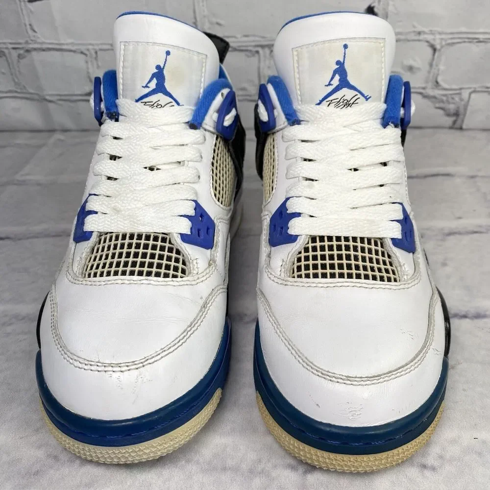Nike Air Jordan 4 Flight IV Retro Motorsport Youth Size 4.5Y 408452-117 Womens 6
